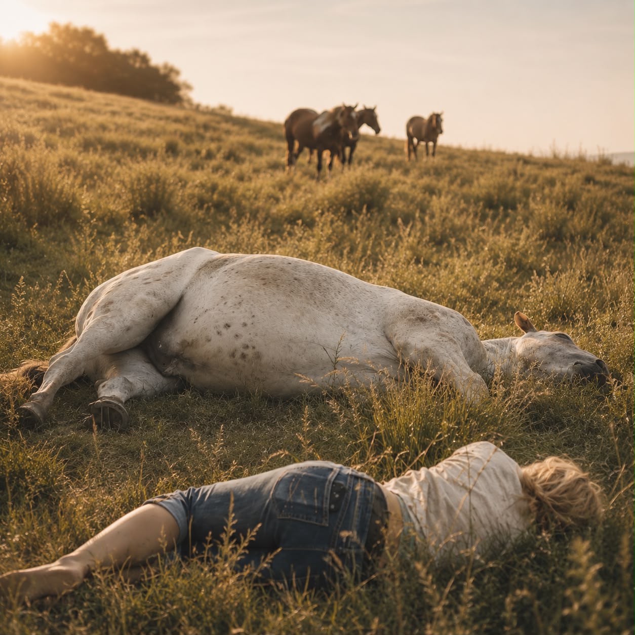 The horse medicine women