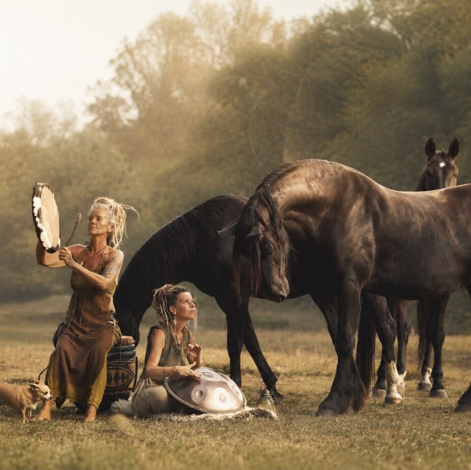 The horse medicine women